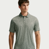 Nike Par Dri-FIT-golfpolo med græsprint til mænd - grøn