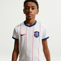 Chelsea FC 2026/27 Stadium Third Nike Dri-FIT Replica-fodboldtrøje til større børn - hvid