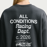 ACG Tuff Fleece Dri-FIT-sweatshirt med crewneck til kvinder - grå