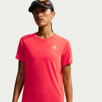 Kortærmet Nike ACG Dri-FIT-trailløbetop til kvinder - rød