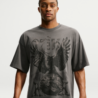 Oversized Nike-basketball-T-shirt til mænd - sort