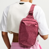 Nike Aura-crossbody-taske med blomstermotiv (5 L) - rød