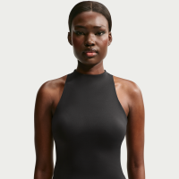 NikeSKIMS Matte-tanktop med mock-hals og bryderryg til kvinder - sort