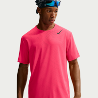 Kortærmet Nike AeroSwift Dri-FIT ADV-løbetop til mænd - rød