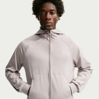 Nike Primary NanoKnit Dri-FIT Performance-hættetrøje med UV-beskyttelse og lynlås i fuld længde til mænd - brun