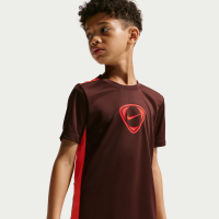 Kortærmet Nike Academy+-Dri-FIT-fodboldtrøje til større børn - lilla