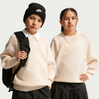 Nike -sweater med rund hals til større børn - hvid