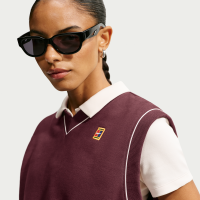 NikeCourt Court-kollektionen-tennisvest i fleece til kvinder - lilla