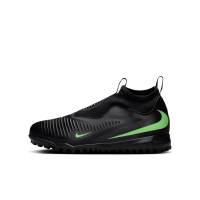 Nike Jr. Phantom 6 High Academy-fodboldsko til grus til større børn - sort