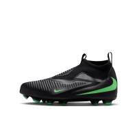 Nike Jr. Phantom 6 High Academy-fodboldstøvler til flere typer underlag til større børn - sort
