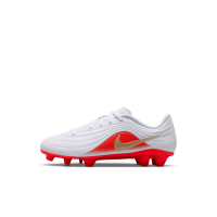 Nike Jr. Tiempo Maestro Club Low Top-fodboldstøvler til flere typer underlag til små børn - hvid