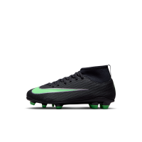 Nike Jr. Mercurial Superfly 11 Club High Top-fodboldstøvler til flere typer underlag til små børn - sort
