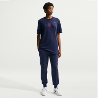 FC Barcelona Tech Fleece Nike Football-joggers med mellemhøj talje til kvinder - blå