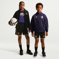 FC Barcelona Away Kobe Dri-FIT-fodboldshorts til større børn - sort