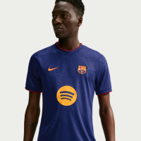 FC Barcelona Third Nike Dri-FIT-opvarmningstrøje til fodbold til mænd - blå