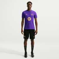 Maskinstrikkede FC Barcelona Strike Away Kobe Dri-FIT-fodboldshorts til mænd - sort