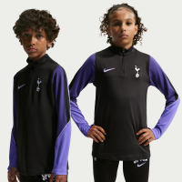 Maskinstrikket Tottenham Hotspur Strike Third Nike Dri-FIT-fodboldtræningstrøje til større børn - sort