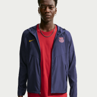 FC Barcelona City Side Nike Soccer-løbejakke til mænd - blå