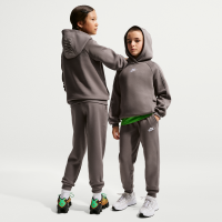 Nike Club Fleece-tracksuit med hætte til større børn - grå