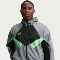 Vævet Nike Premier Repel-fodboldtræningsjakke med hætte til mænd - grøn