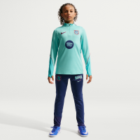 Maskinstrikkede FC Barcelona Strike Third Nike Dri-FIT-fodboldbukser til større børn - blå