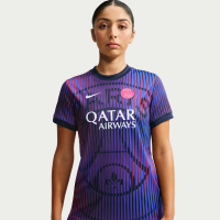 Paris Saint-Germain Away Nike Dri-FIT-opvarmningstrøje til foldbold til kvinder - blå