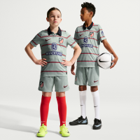 Atlético Madrid 2026/27 Stadium Third Nike Dri-FIT-replikafodboldshorts til større børn - grå