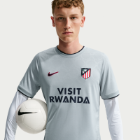 Club Atlético de Madrid Third Nike Dri-FIT-opvarmningstrøje til fodbold til mænd - grå