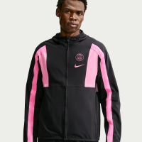 Vævet Paris Saint-Germain Energy Nike Football-jakke til mænd - sort