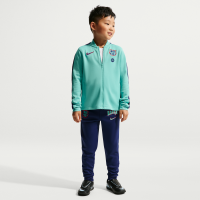 Maskinstrikket FC Barcelona Strike Third Nike Dri-FIT-fodboldtracksuit til mindre børn - grøn