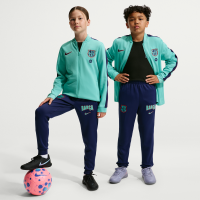 Maskinstrikkede FC Barcelona Strike Third Nike Dri-FIT-fodboldtracksuit til større børn - grøn