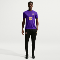 Maskinstrikkede FC Barcelona Strike Away Kobe Dri-FIT-fodboldbukser til mænd - sort