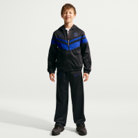 Paris Saint-Germain Home Nike Dri-FIT Football-tracksuit med hætte til større børn - sort
