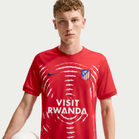 Atlético de Madrid Home Nike Dri-FIT-opvarmningstrøje til fodbold til mænd - rød
