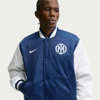 Inter Milan Authentics Away Nike Football Dugout-jakke til mænd - blå