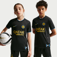 Inter Milan Third Nike Dri-FIT-opvarmningstrøje til fodbold til større børn - sort