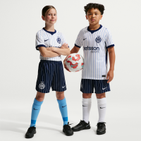 Inter Milan 2026/27 Stadium Away Nike Dri-FIT-replikafodboldshorts til større børn - blå