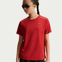 Nike Miler Dri-FIT-trøje med korte ærmer til større børn - rød