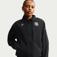 Vævet FC Barcelona Away Kobe-fodboldjakke til kvinder - sort