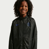 Paris Saint-Germain Academy AWF Home Nike Repel-fodboldjakke til større børn - sort