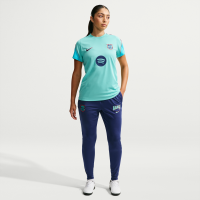 Maskinstrikket FC Barcelona Strike Third Nike Dri-FIT-fodboldbukser til kvinder - blå