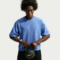 Kortærmet Nike N.A.C. Dri-FIT-træningstrøje til mænd - blå