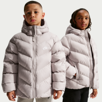 Nike All Day Play Therma-FIT-dynejakke med løs pasform til større børn - brun