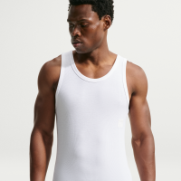 Nike N.A.C. Dri-FIT Ribbed-tanktop til mænd - hvid