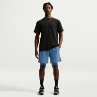 Alsidige Nike Unlimited Dri-FIT-2-i-1-shorts (18 cm) til mænd - blå