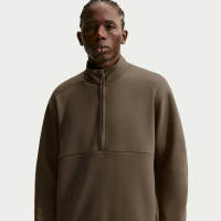 Nike 24.7 ImpossiblySoft Dri-FIT-trøje med 1/2 lynlås til mænd - brun