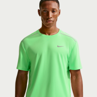 Nike Miler Dri-FIT-løbeoverdel med korte ærmer til mænd - grøn
