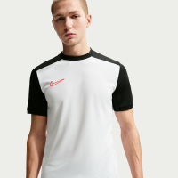 Kortærmet Nike Academy Dri-FIT-fodboldtrøje til mænd - hvid