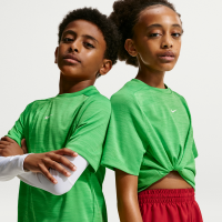 Kortærmet Nike Multi Dri-FIT-trøje til større børn - grøn