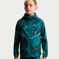 Nike Miler UV + Repel-jakke til større børn - blå